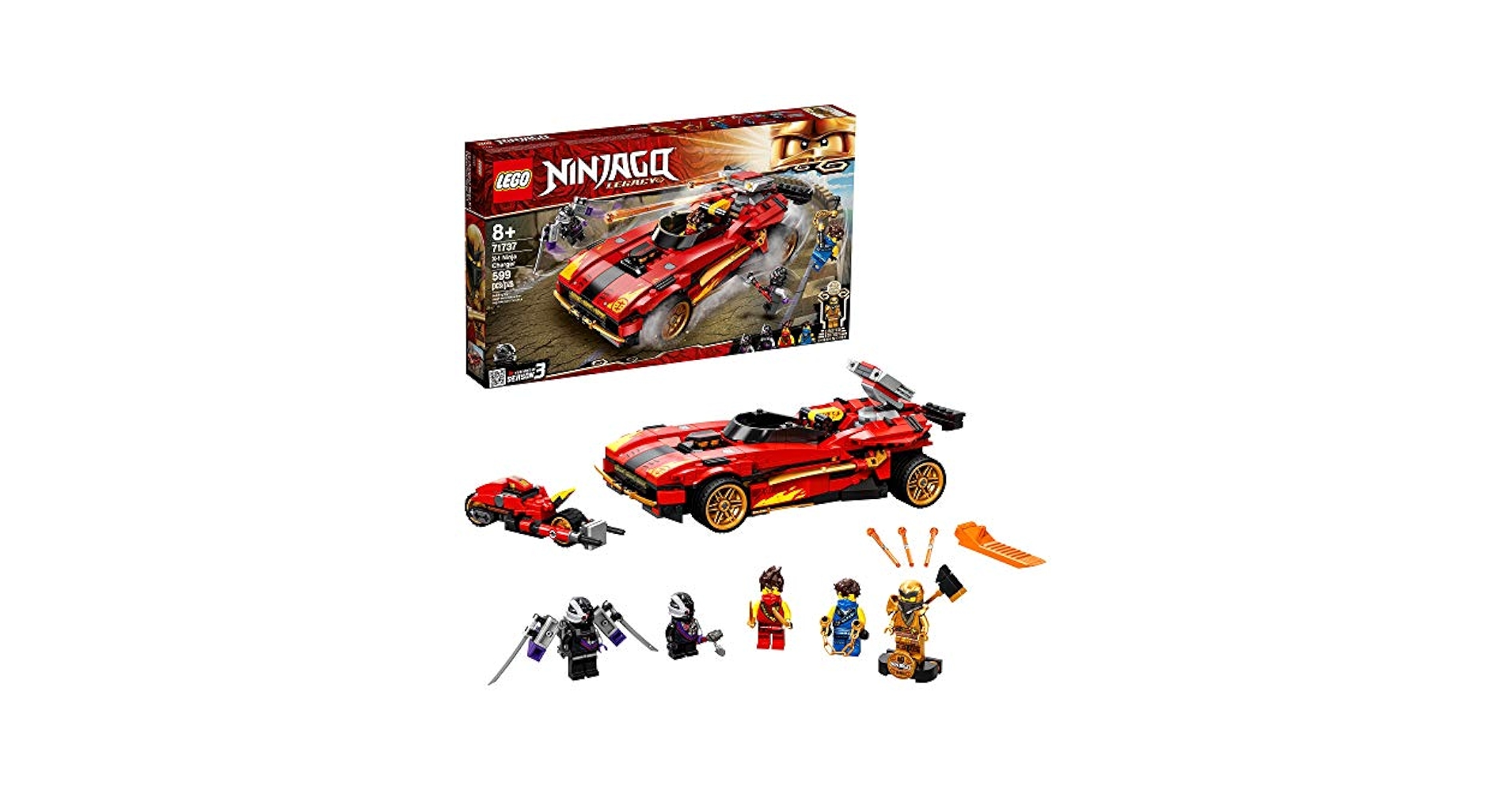 Amazon.com: LEGO NINJAGO Legacy X-1 Ninja Charger 71737